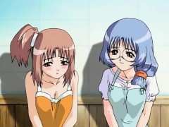 Hot anime lesbians licking